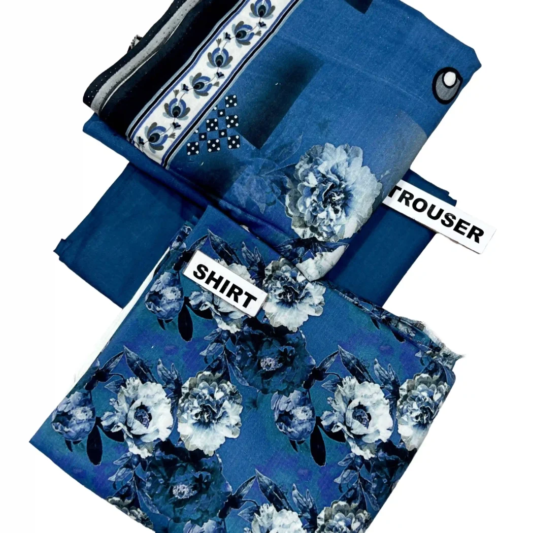 PRINTED DORIYA LINEN 3 PC