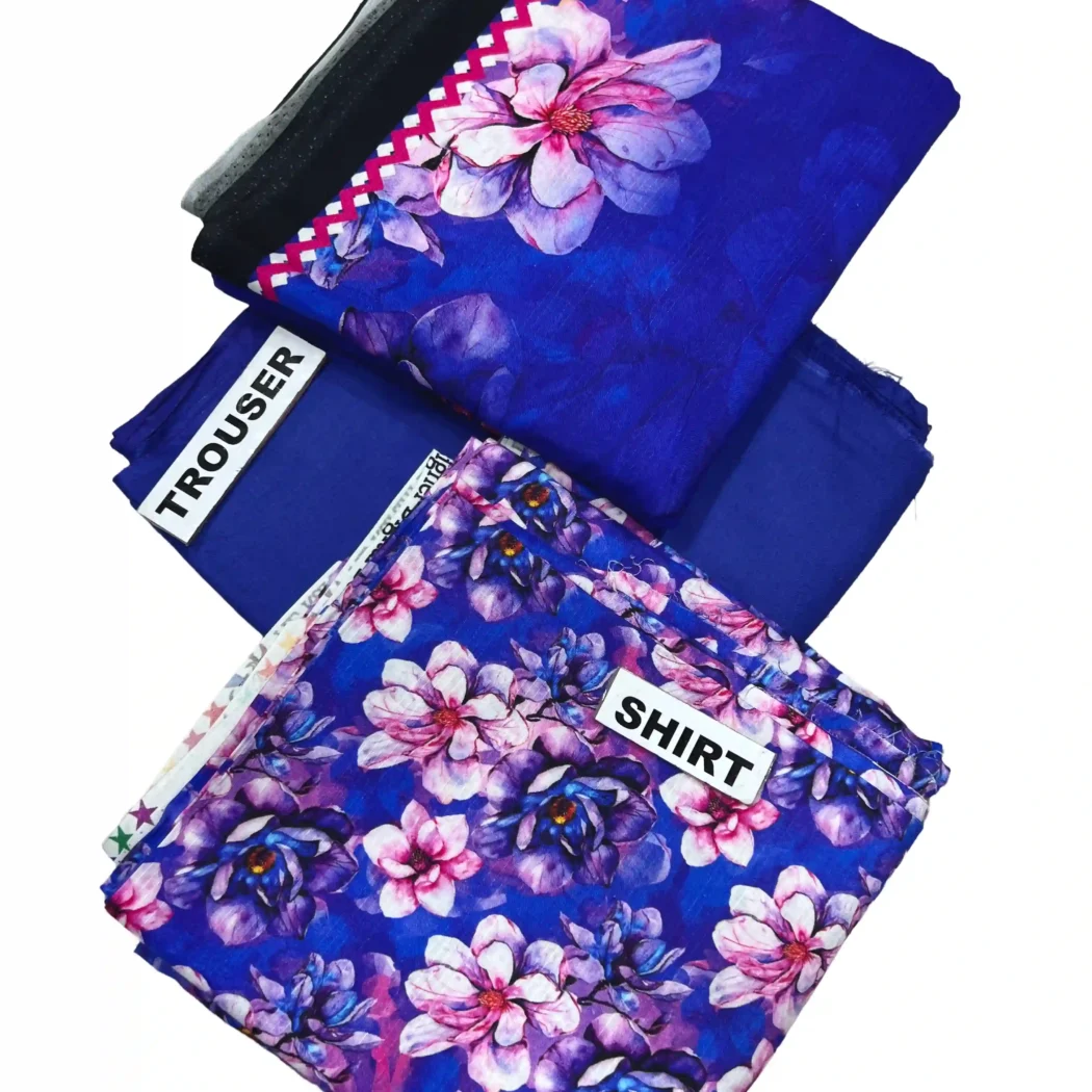 PRINTED DORIYA LINEN 3 PC