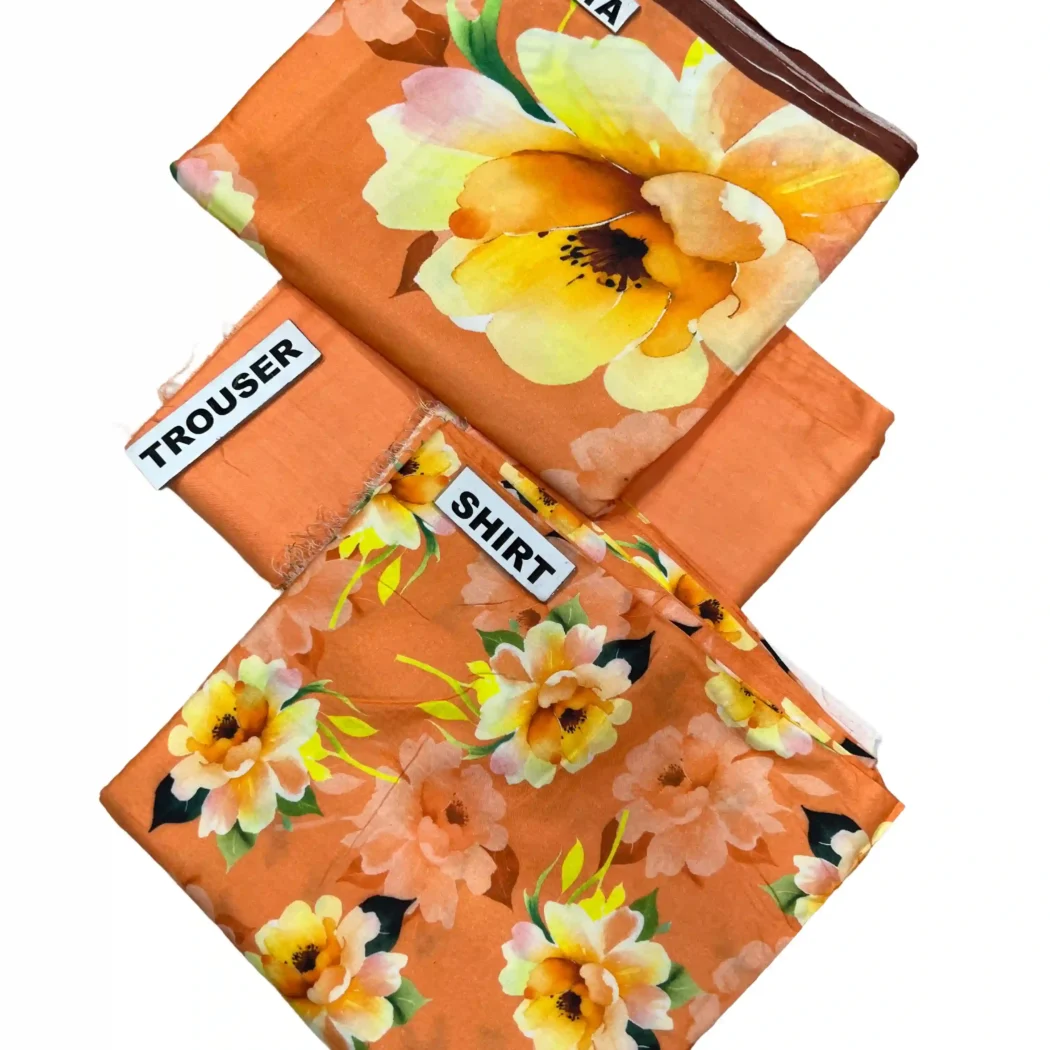 PRINTED LINEN 3 PC