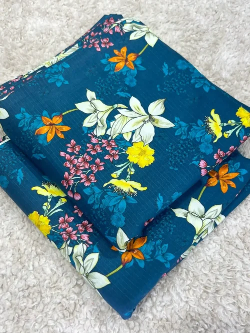 PRINTED DORIYA LINEN 2 PC